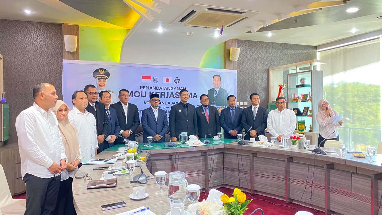 Banda Aceh–Higashimatsushima Teken MoU, Fokus pada Ketahanan Bencana Hingga Ekonomi