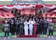 Illiza Pimpin Upacara Penurunan Bendera HUT ke-81 RI di Blang Padang