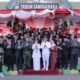 Illiza Pimpin Upacara Penurunan Bendera HUT ke-81 RI di Blang Padang