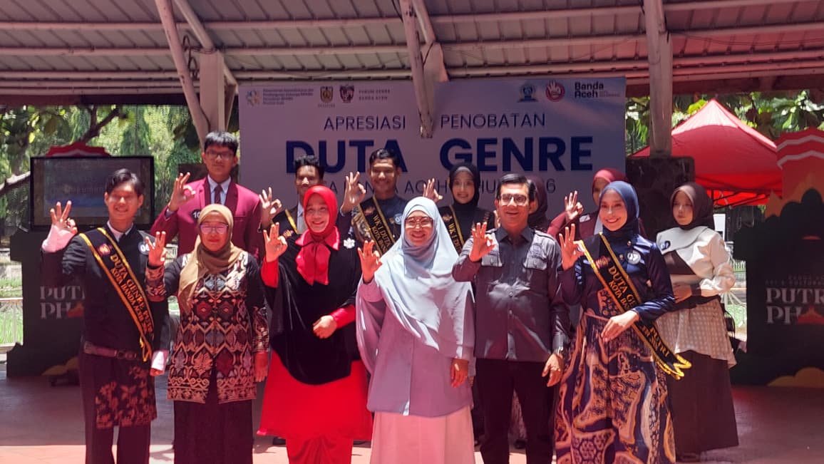 Teuku M. Farza dan Cut Jihan Sherana A Dikukuhkan Jadi Duta GenRe Banda Aceh 2026