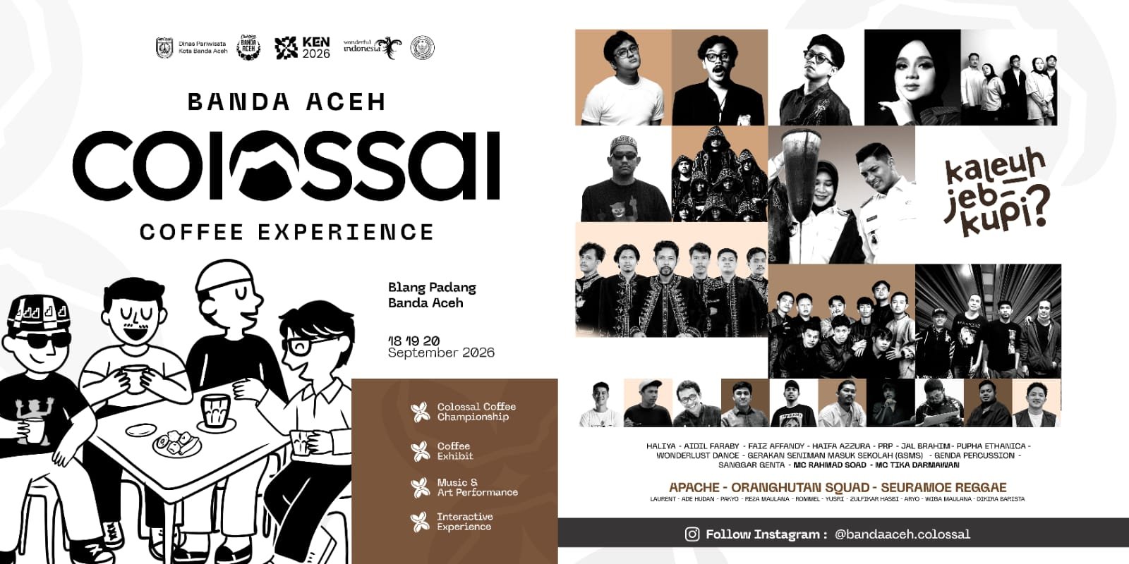 Illiza Ajak Warga Kota Minum Kopi di Banda Aceh Colossal Coffee Experience 2026