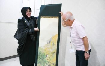 Illiza Jamu Delegasi Friendship Force Oita Club Jepang di Pendopo