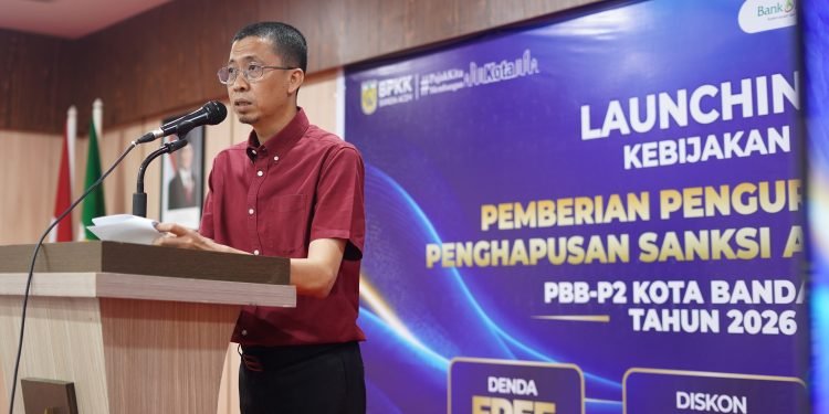Pemko Banda Aceh Beri Keringanan PBB-P2 hingga 75 Persen