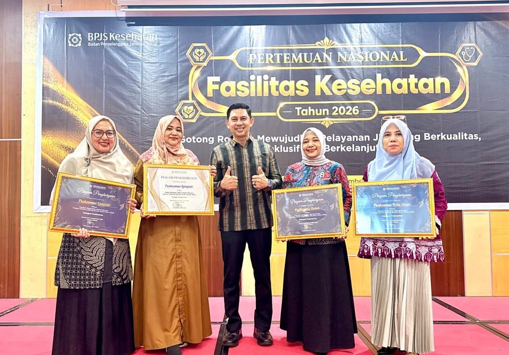 Tiga Puskesmas Banda Aceh Raih Penghargaan Seva Paramahita Award 2026 dari BPJS Kesehatan