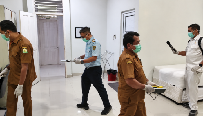 Dinkes Banda Aceh Ikuti Inspeksi Kesehatan Lingkungan Pra Embarkasi Tahap I di Asrama Haji