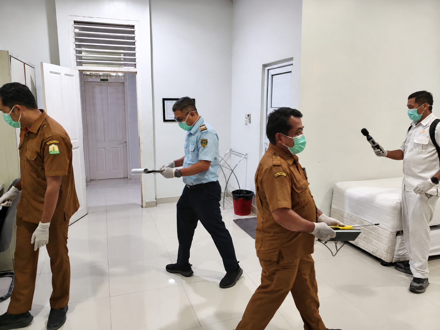 Dinkes Banda Aceh Ikuti Inspeksi Kesehatan Lingkungan Pra Embarkasi Tahap I di Asrama Haji