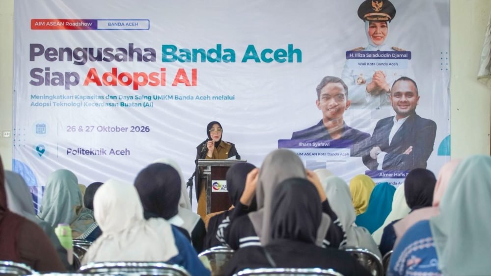 Sebanyak 400 UMKM Banda Aceh Ikut Pelatihan Adopsi AI Kolaborasi dengan AIM ASEAN